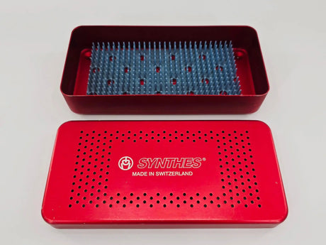Synthes Instrument Sterilization Case 8-3/4" 4-1/4" x 1-1/2" Primis Medical