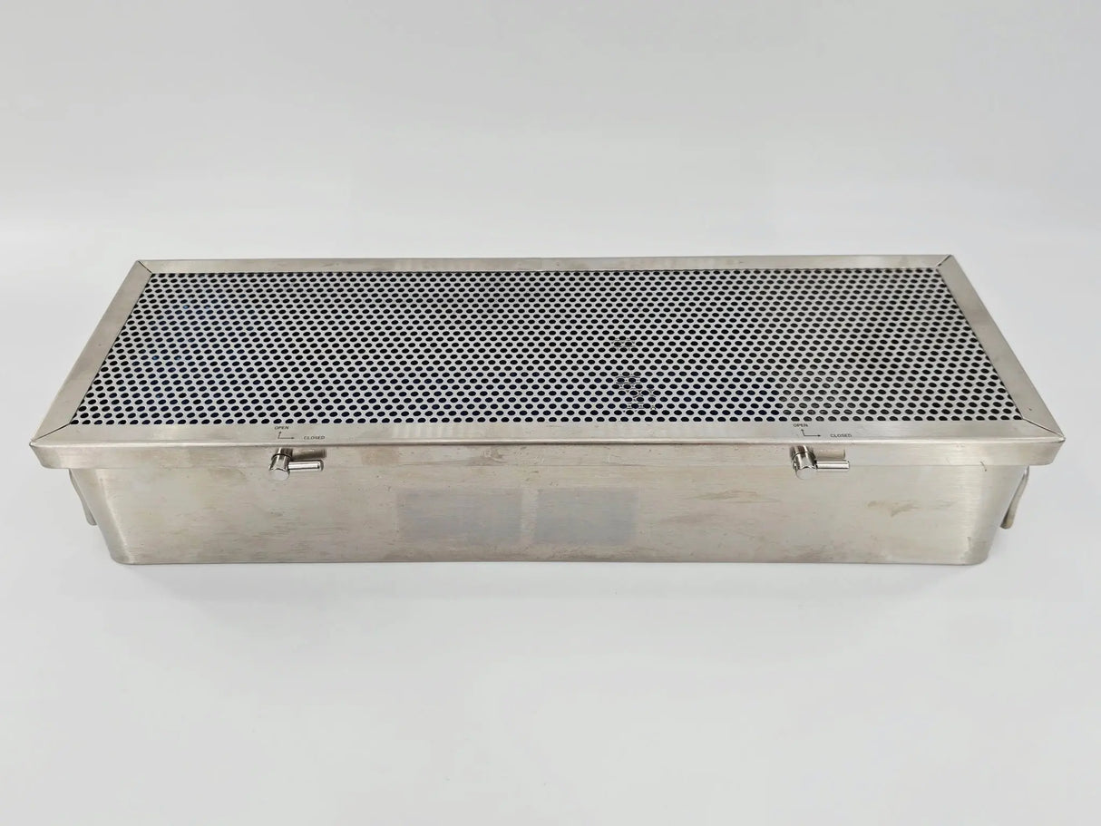 Instrument Sterilization Case w/ Lock 16" x 5-1/2" x 3" Primis Medical