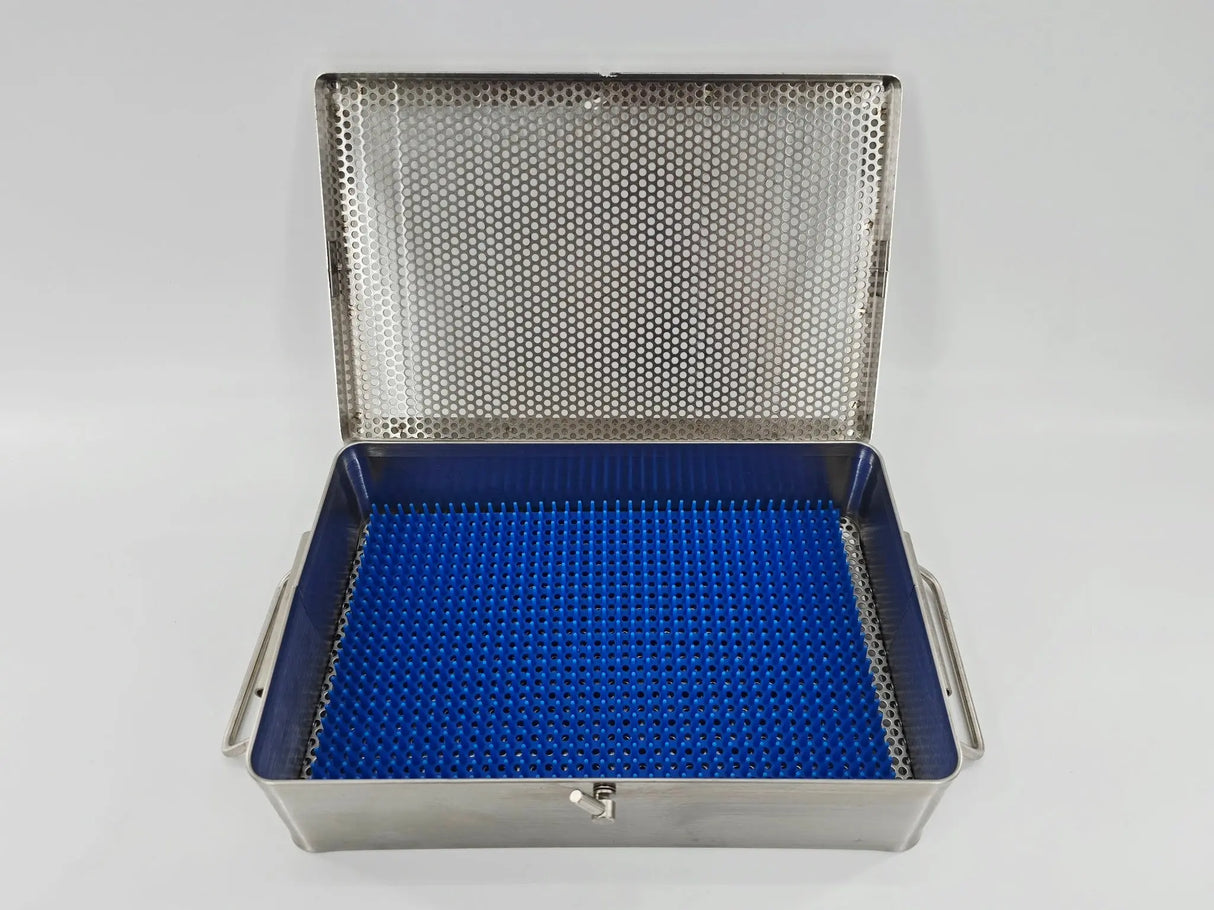 Instrument Sterilization Case w/ Lock 10-1/2" x 7" x 2-1/2" Primis Medical