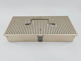Instrument Sterilization Case w/ Handle 10-5/8" x 4-3/4" x 2" Primis Medical