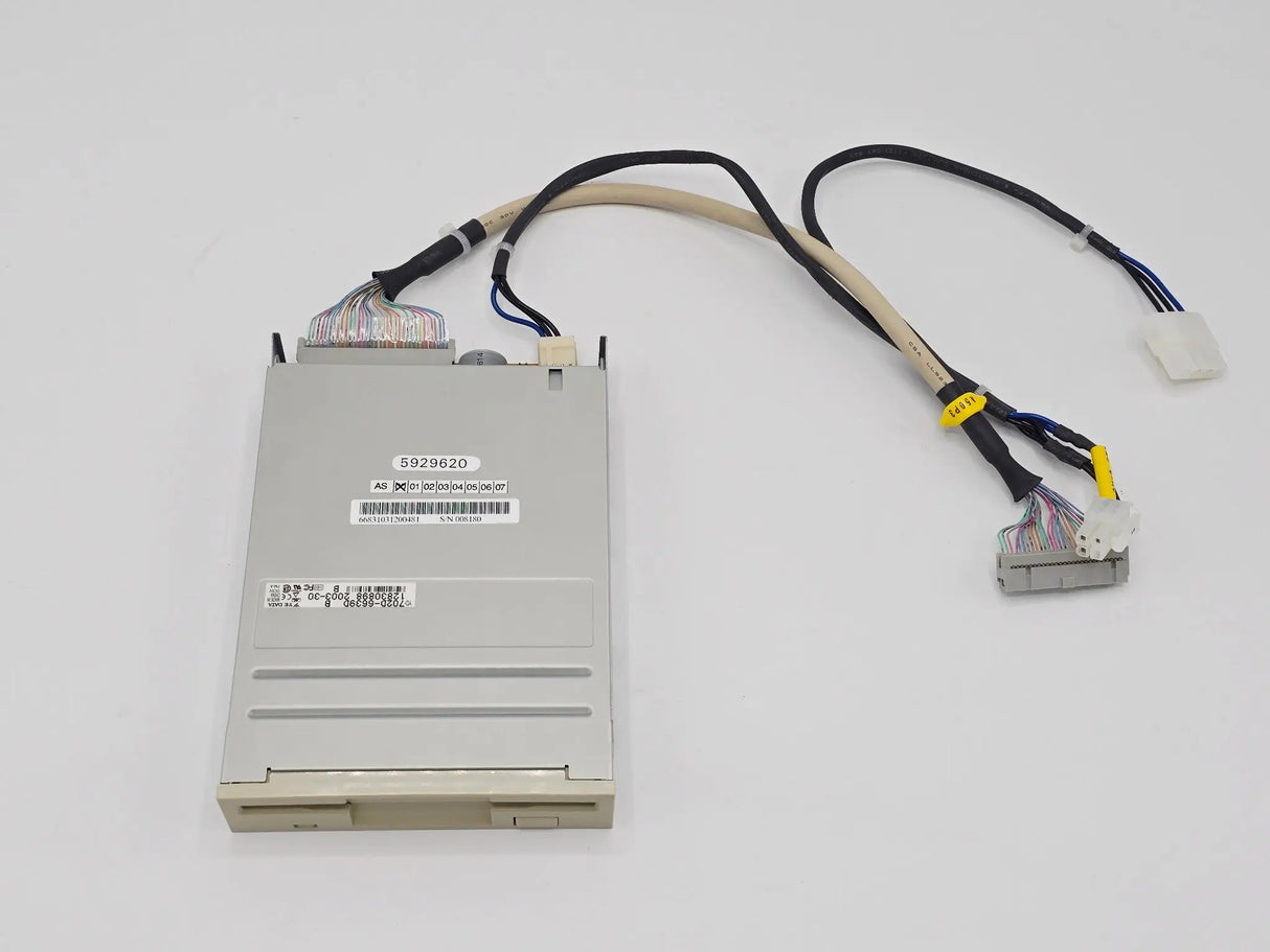 Y-E Data YD-702D-6639D Floppy Disk Drive with Wiring Harness 5V Primis Medical
