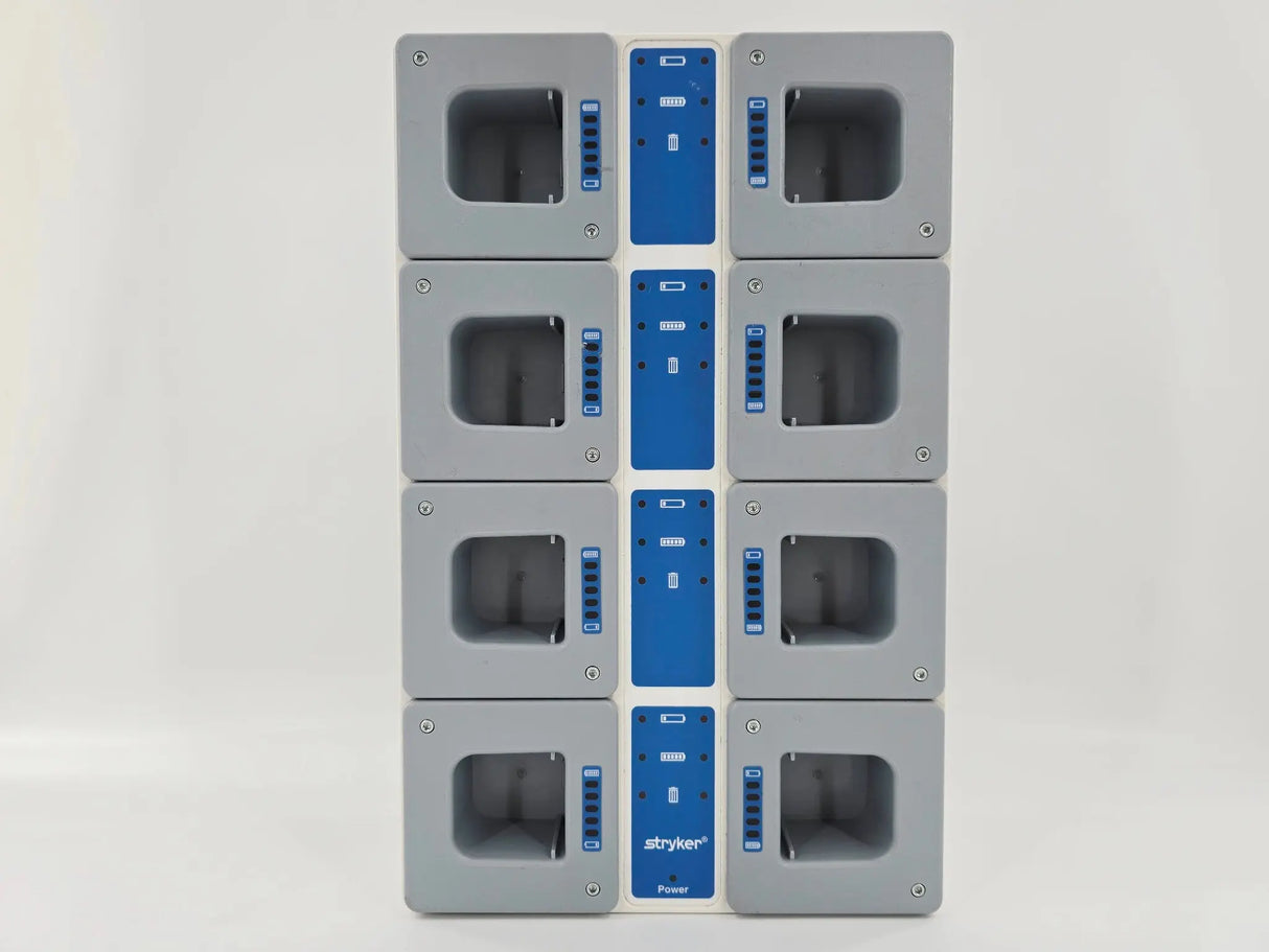 Stryker 408-655 Flyte Eight Station Steri-Shield Battery Charger 120V Primis Medical