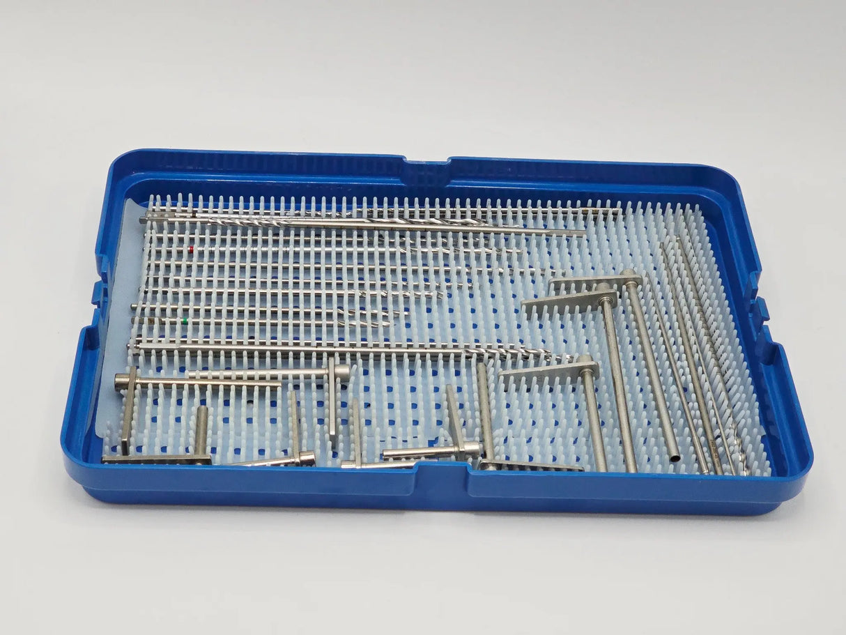 Orthopedic Cannulated Drill Bit Set AO-Style Surgical w/ Guides, Wires and Tray Primis Medical