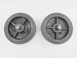 GE AMX-4 Two Front Casters Extra Soft 8" x 2" Set of 2 Primis Medical