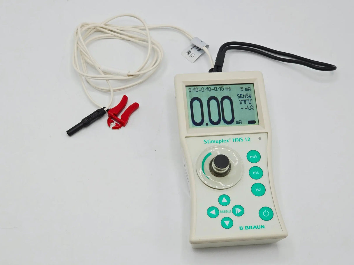B. Braun 4892098 Stimuplex HNS 12 Nerve Locator System with case and cable Primis Medical