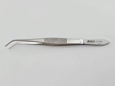 Ambler Surgical 2479E Nugent Utility Forceps 10mm Tips Angled 45° 4-1/4" Primis Medical