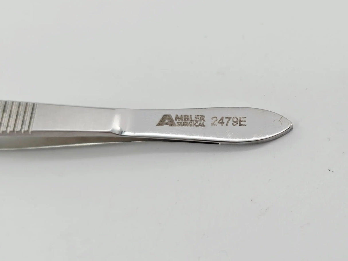 Ambler Surgical 2479E Nugent Utility Forceps 10mm Tips Angled 45° 4-1/4" Primis Medical