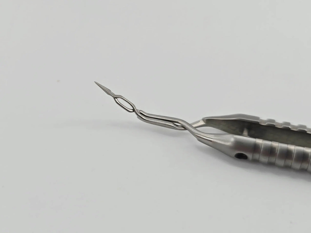 Rumex 7-111S Angled Prechopper Cross-Action 2.8mm Spread Ophthalmology 4-1/2" Primis Medical