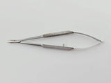 Katena K6-3310 Barraquer Needle Holder Curved w/o Lock Ophthalmology 5" Primis Medical