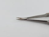 Katena K6-3310 Barraquer Needle Holder Curved w/o Lock Ophthalmology 5" Primis Medical