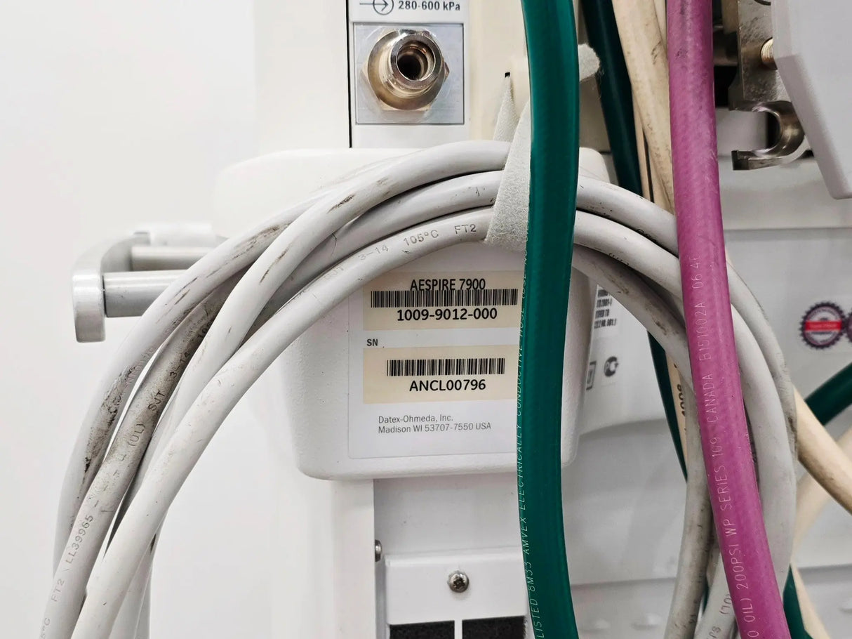 GE Datex Ohmeda Aespire 7900 Anesthesia Machine Monitor & Gas Module Certified Primis Medical
