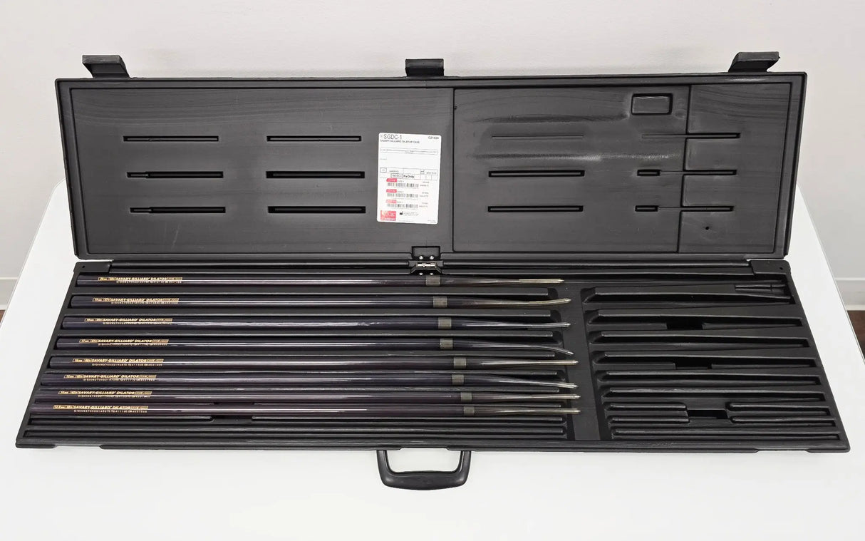 Cook Medical Savary-Gilliard 8-Piece Esophageal Dilator Set w/ SGDC-1 Case Primis Medical