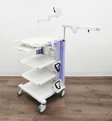 Olympus WM-WP1 Endoscopy Video Cart w/ Articulating Arm & Scope Holder Primis Medical