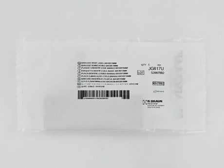 Aesculap JG617U Sterilization Barcode Identification Label 89mm x 30mm x 10mm Primis Medical