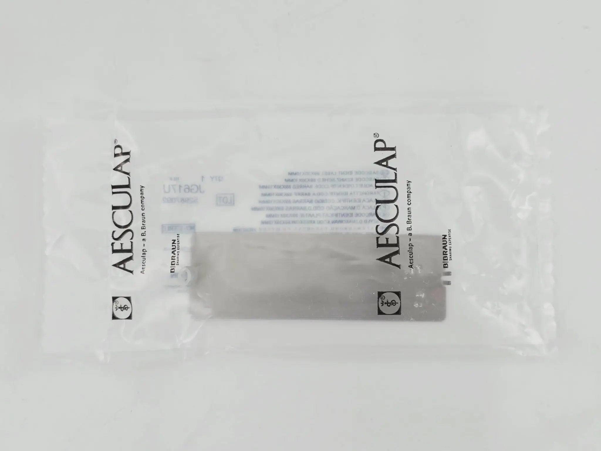 JG617U Aesculap Sterilization Barcode Identification Label 89mm