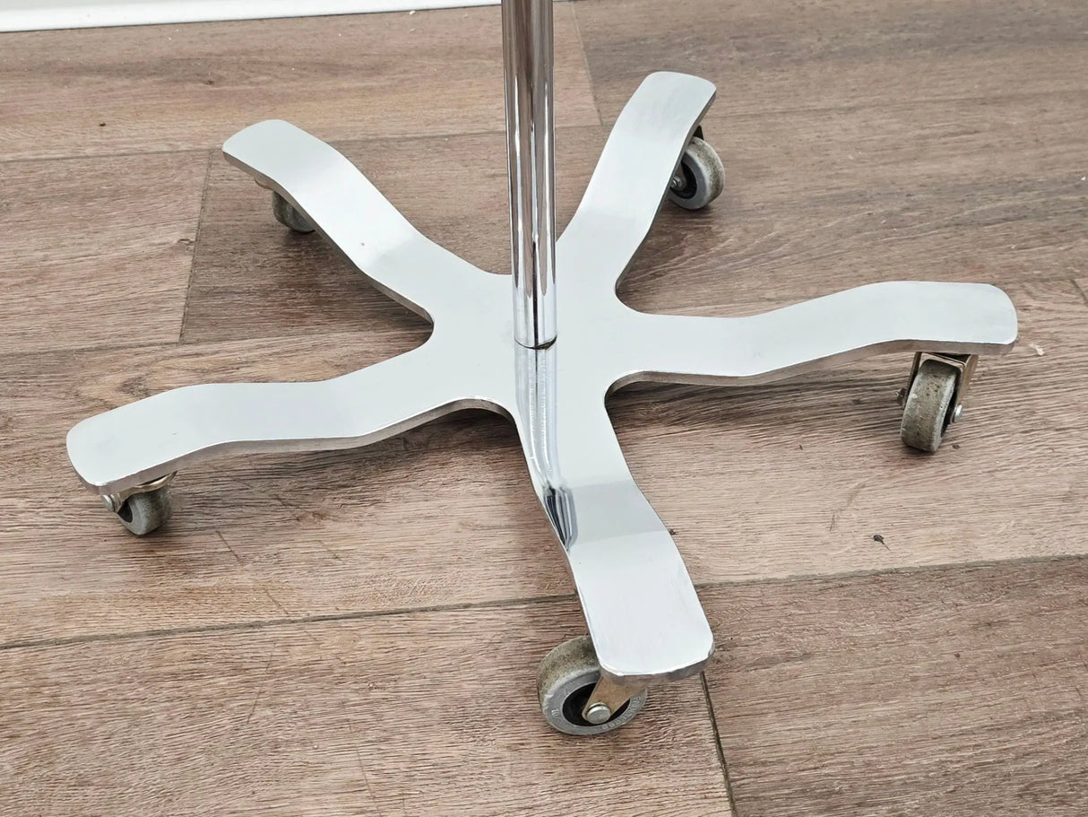 Stainless Steel IV Pole 5-Leg 2" Casters Primis Medical