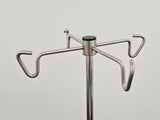 Stainless Steel IV Pole 5-Leg 2" Casters Primis Medical