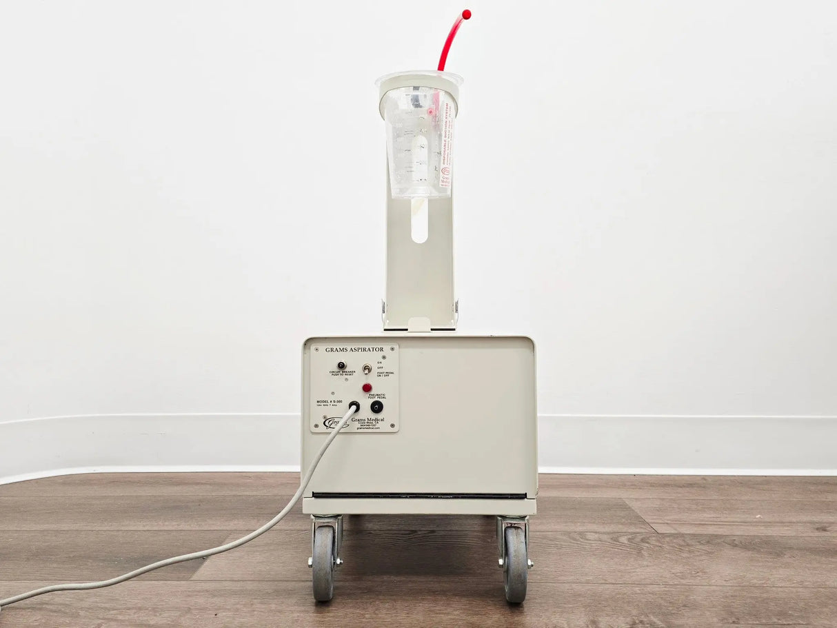 Grams Medical S-300 Surgical Liposuction Aspirator w/ Foot Pedal Tested Primis Medical