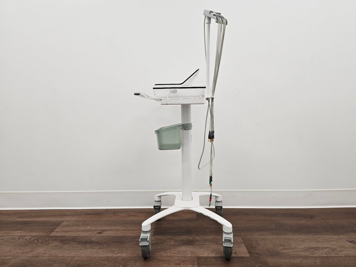 GE Healthcare MAC 2000 12-Lead Resting ECG System w/ Cart & Accessories