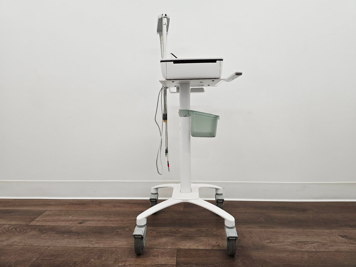 GE Healthcare MAC 2000 12-Lead Resting ECG System w/ Cart & Accessories