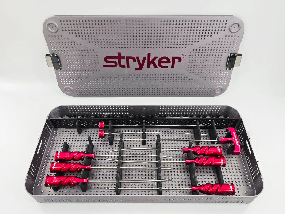 Stryker Iconix Drill Guide Orthopedic Instrument Set w/ Multi-System Tray Primis Medical