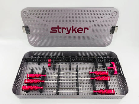 Stryker Iconix Drill Guide Orthopedic Instrument Set w/ Multi-System Tray Primis Medical