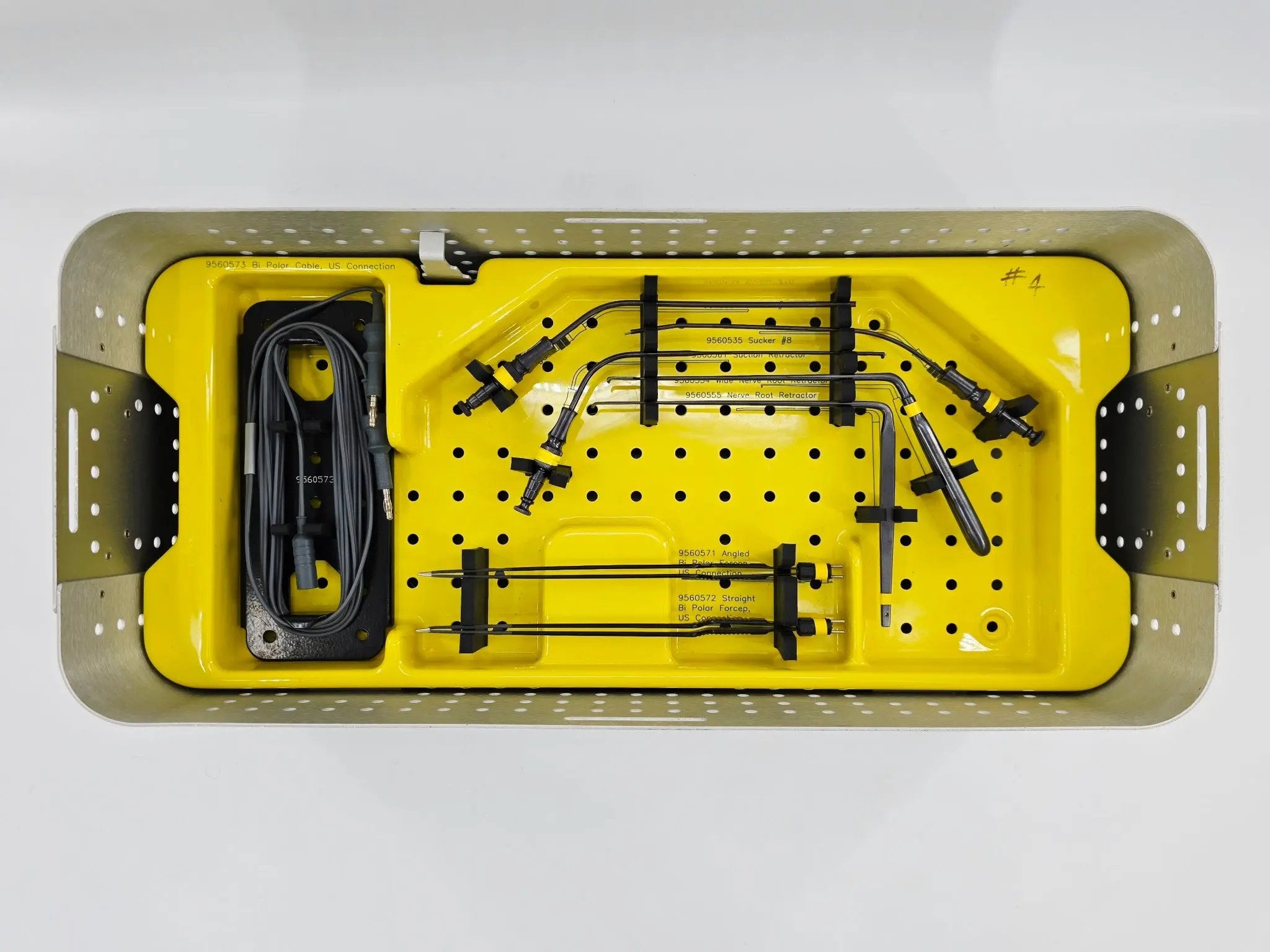 Metrx Medtronic System Micro Discectomy Instrument Set & Tray