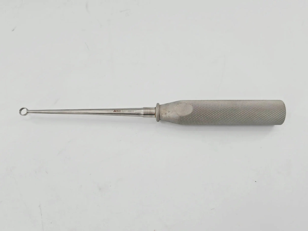 Ambler Surgical 19-011 6.0mm Cone Ring Curette Straight #2 Orthopedic 9" Primis Medical