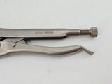 Aesculap MG028R Flat Nose Pliers w/ Locking Mechanism Orthopedic 9-1/2" Primis Medical