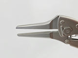 Aesculap MG028R Flat Nose Pliers w/ Locking Mechanism Orthopedic 9-1/2" Primis Medical