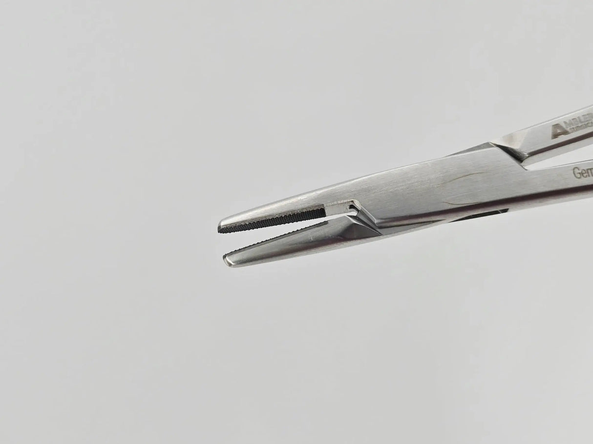 Ambler Surgical 52-241 Mayo-Hegar Needle Holder w/ TC Inserts Straight 9" Primis Medical