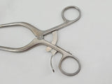 Jarit 290-125 Miskimon Retractor Self-Retaining 7 x 7 Sharp Prongs Angled 7-3/4" Primis Medical