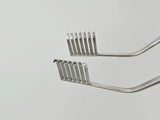 Jarit 290-125 Miskimon Retractor Self-Retaining 7 x 7 Sharp Prongs Angled 7-3/4" Primis Medical