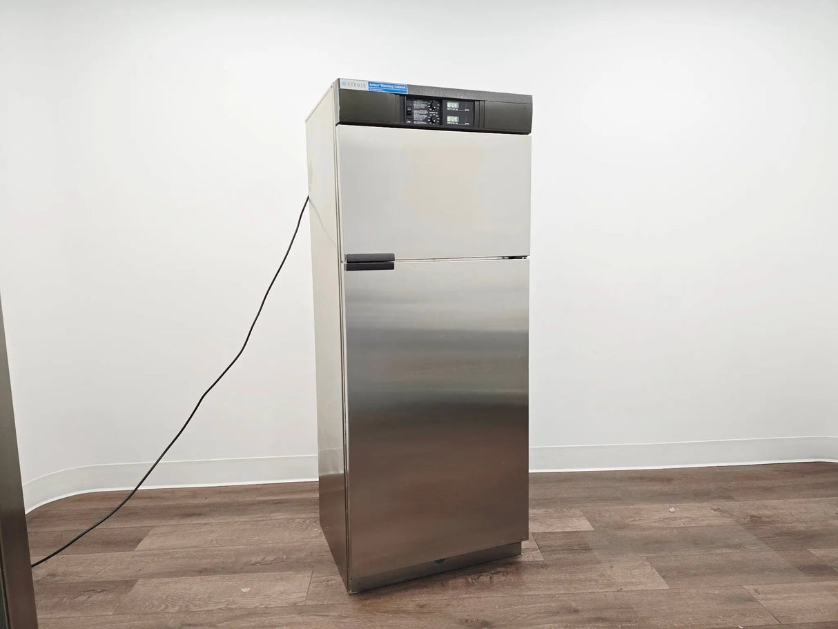 Steris QDJ04 Amsco Warming Cabinet Dual Compartment Warmer Solid Steel Door Primis Medical