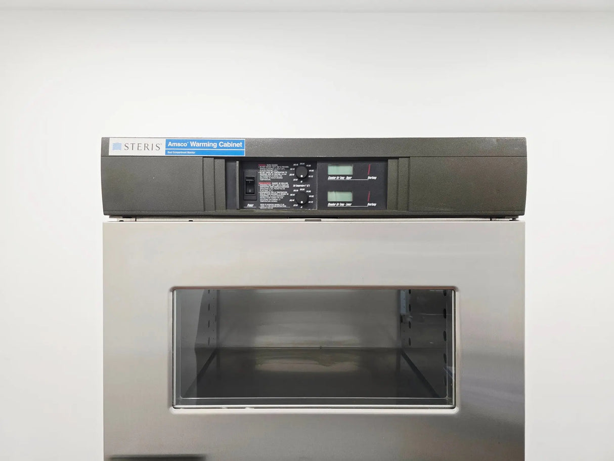 Steris QDJ06 Amsco Warming Cabinet Dual Compartment Warmer Dual-Pane Tempered Primis Medical