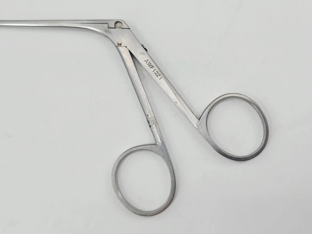 ASSI AWF1221 Micro Ear Forceps Serrated Jaw Straight 1.6x7.0mm ENT 5-3/8" Primis Medical