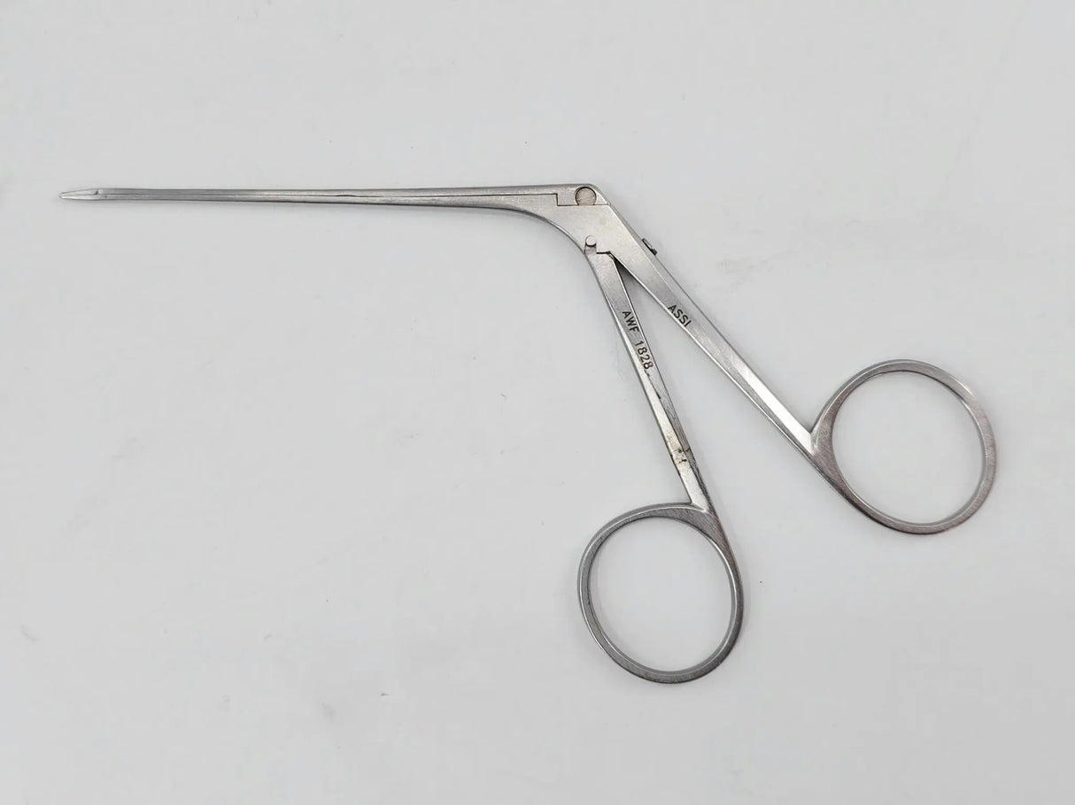 ASSI AWF1828 House Strut Micro Ear Forceps 6mm Smooth Jaw ENT 5-3/8" Primis Medical