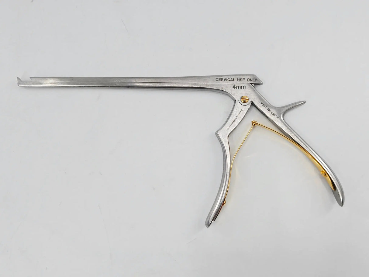 Jarit 281-062TF Kerrison Micro Cervical Rongeur Angled 40° 4mm Bite 10-1/2" Primis Medical