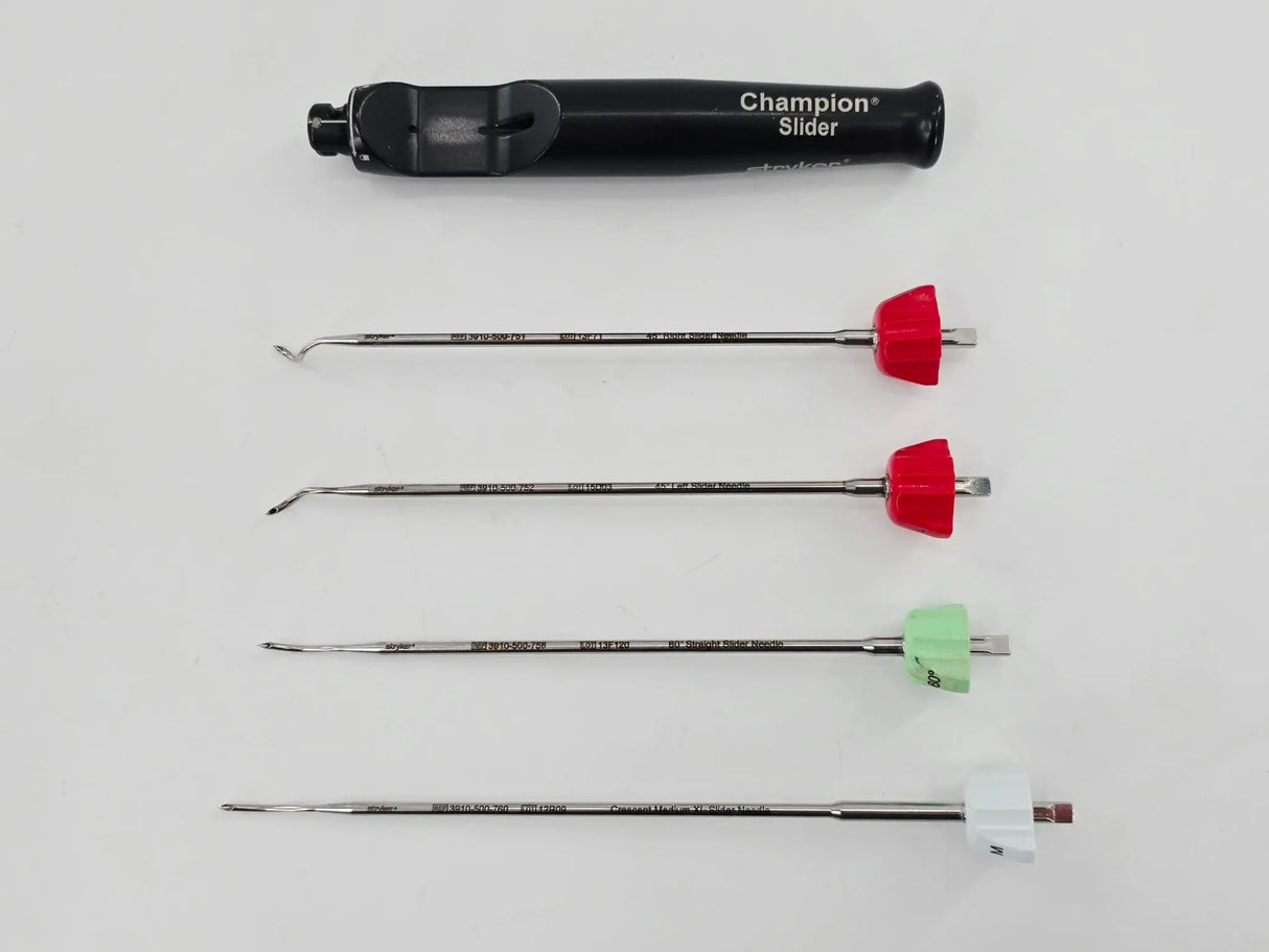 Stryker 3910-500-750 Champion Slider Handle w/ Slider 5-Piece Set Primis Medical