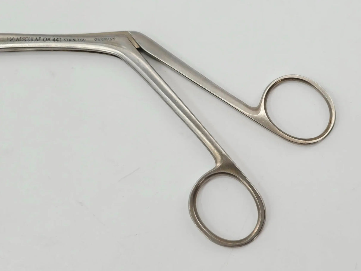 Aesculap OK441 Bruenings Septum Forceps Size M Fenestrated ENT 7-1/2" Primis Medical