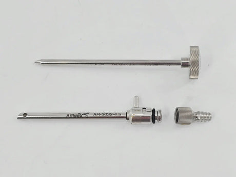 Arthrex AR-3032-4.5 4.5mm Cutter Cannula w/ AR-3033-4.5 Blunt Obturator, Adapter Primis Medical