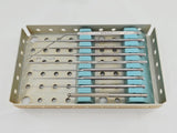 ENT Microsurgery 10-Piece Instrument Set w/ Tray Jarit Aesculap Ambler Surgical Primis Medical