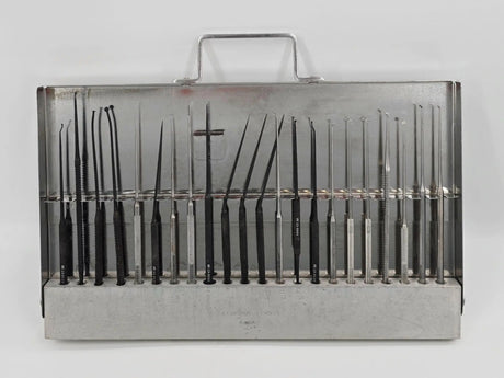 Richards ENT Microsurgical Otology Surgical 23-Piece Instrument Set w/ Case Primis Medical