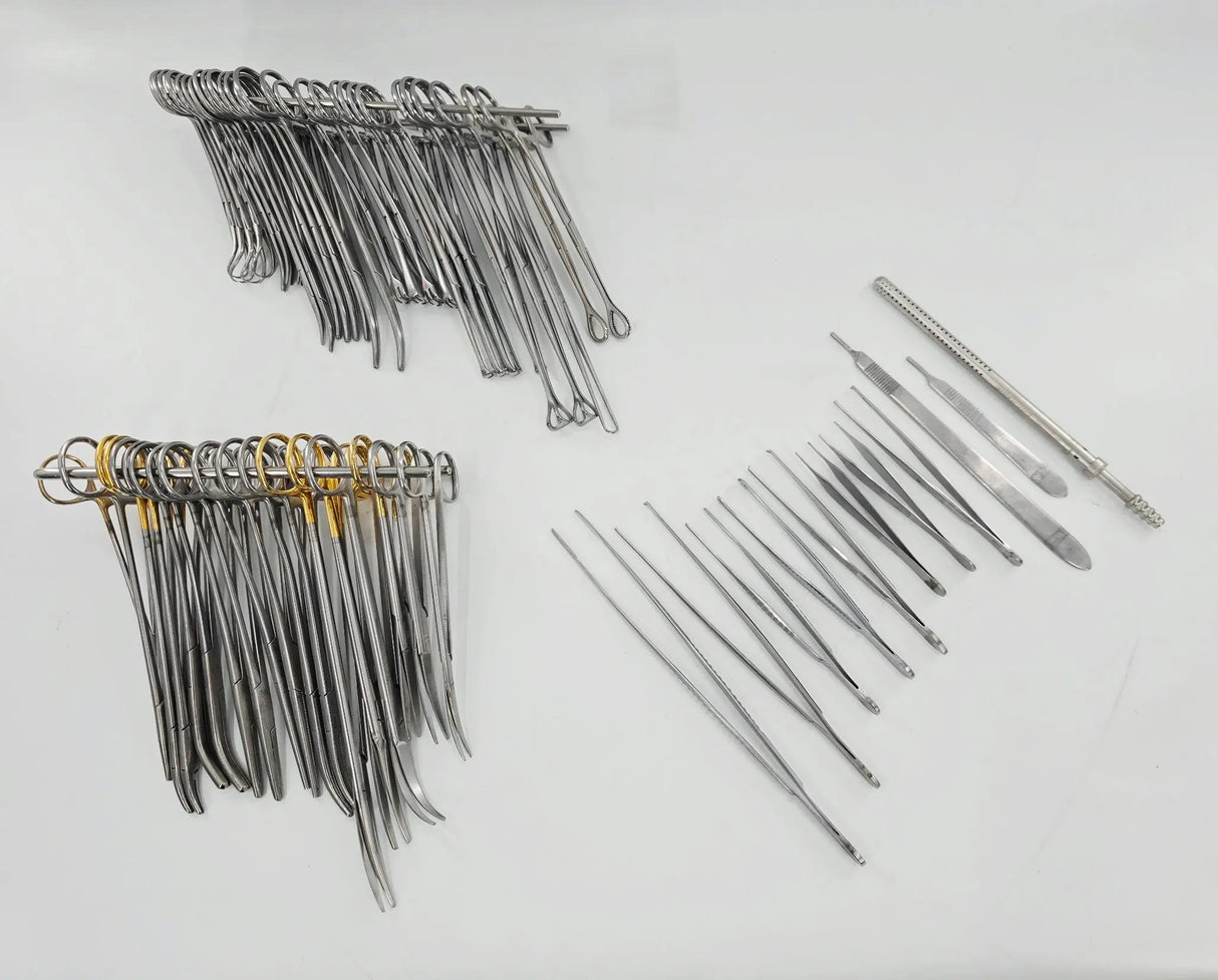 Hysterectomy 68-Piece Instrument Set w/ Sterilization Container Gynecology Primis Medical