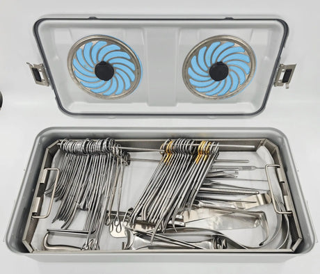 Hysterectomy 68-Piece Instrument Set w/ Sterilization Container Gynecology Primis Medical