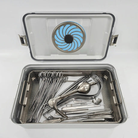 Dilation & Curettage 35-Piece Instrument Set w/ Sterilization Container OB/GYN Primis Medical