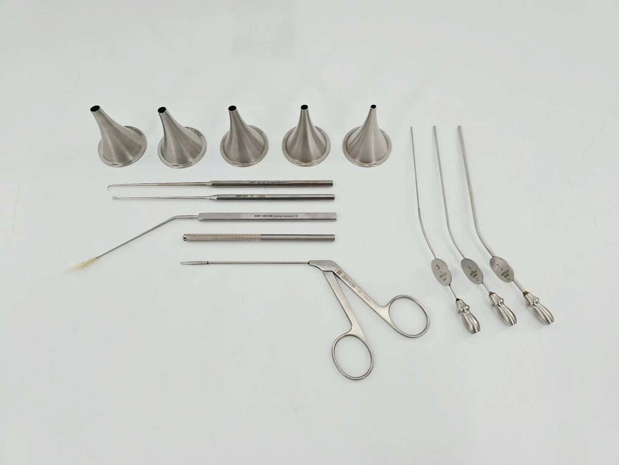 ENT Otology Microsurgical Surgical Instrument Set 13-Piece – Jarit Aesculap Primis Medical