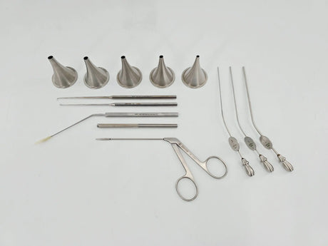 ENT Otology Microsurgical Surgical Instrument Set 13-Piece – Jarit Aesculap Primis Medical