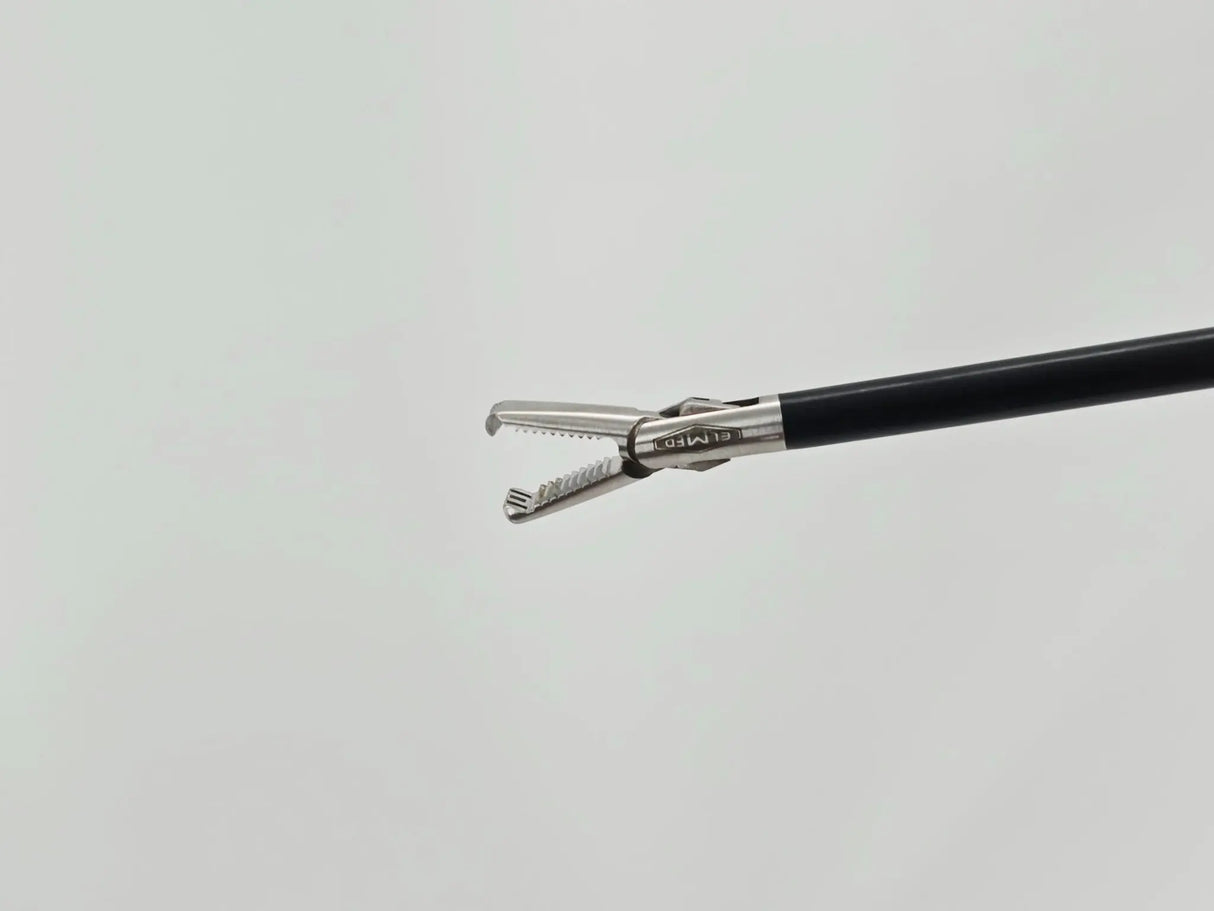 Elmed 2745-25/06 5mm Insulated Snake Tooth Grasping Forceps w/ Handle 18-3/4" Primis Medical