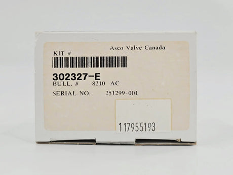 ASCO 302327-E General Service Solenoid Valve Rebuild Kit 1/2" Primis Medical